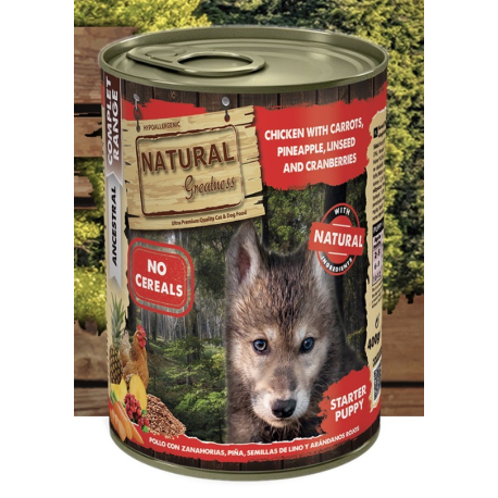 Poulet avec Carottes, Ananas, Graines de Lin et Canneberges